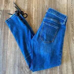 Banana Republic Skinny Ankle Tie Jeans